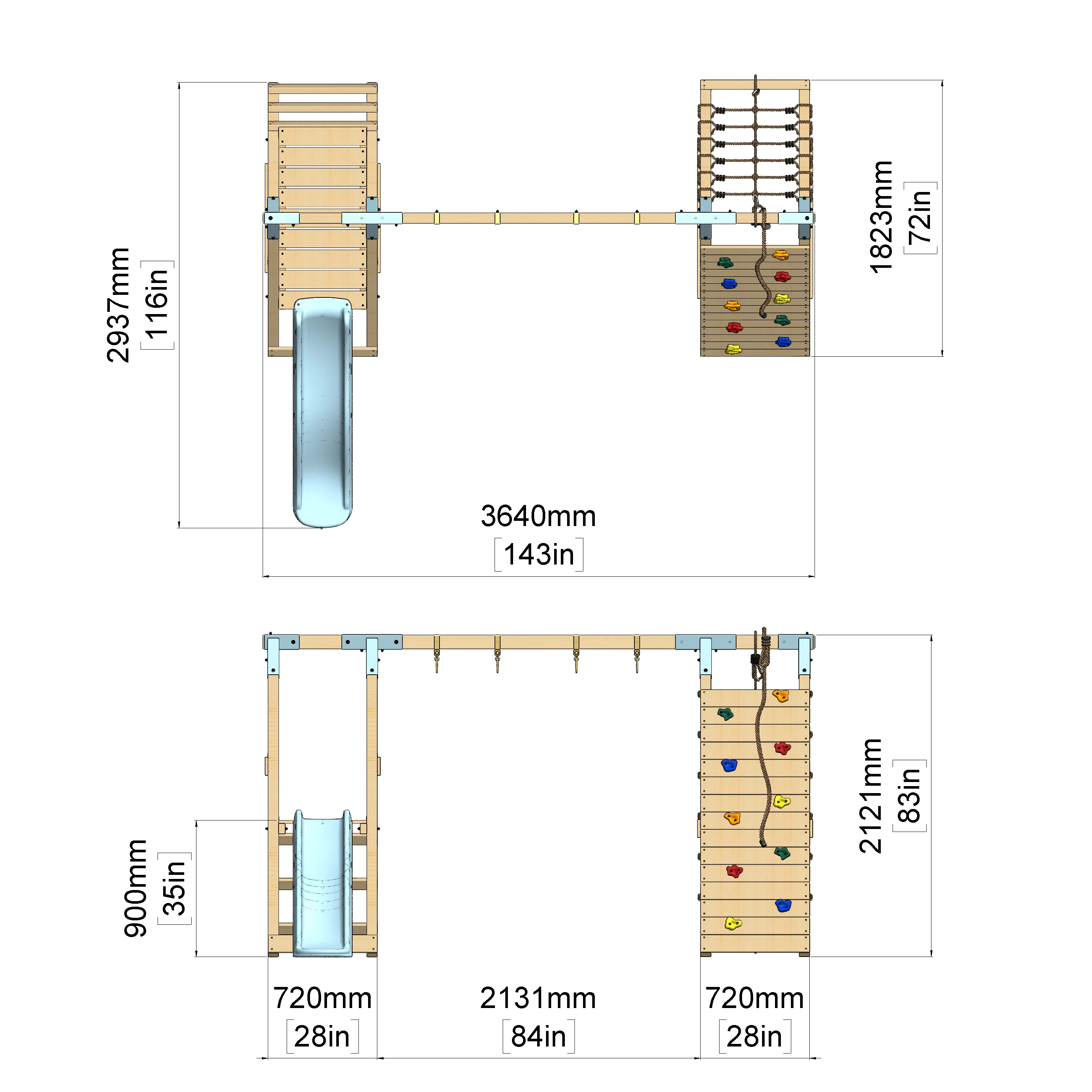 Portique à grimper PolarPlay Papillon - Image 18